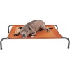 image:imageFurHaven Elevated Dog Bed Cooling Raised Pet Cot with Breathable Mesh Durable Steel Frame IndoorOutdoor Use Easy Assembly Jumbo XL Nylon Mesh with Steel Frame Graphite GrayTerracotta Red