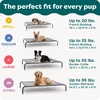 image:imageFurHaven Elevated Dog Bed Cooling Raised Pet Cot with Breathable Mesh Durable Steel Frame IndoorOutdoor Use Easy Assembly Jumbo XL Nylon Mesh with Steel Frame Graphite GrayGraphite Gray