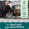 image:imageFurHaven Orthopedic Dog Bed for Large Dogs LShaped Chaise Mattress with Orthopedic Egg Crate amp Solid Orthopedic Foam Base for Joint Support Washable Cover Jumbo XL Faux Fur amp Suede Dark SageDark Sage