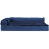 image:imageFurHaven Orthopedic Dog Bed for Large Dogs LShaped Chaise Mattress with Orthopedic Egg Crate amp Solid Orthopedic Foam Base for Joint Support Washable Cover Jumbo XL Faux Fur amp Suede Dark SageDeep Sapphire