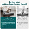image:imageFurHaven Orthopedic Dog Bed for Large Dogs LShaped Chaise Mattress with Orthopedic Egg Crate amp Solid Orthopedic Foam Base for Joint Support Washable Cover Jumbo XL Faux Fur amp Suede Dark SageStone Gray