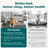 image:imageFurHaven Orthopedic Dog Bed for Large Dogs LShaped Chaise Mattress with Orthopedic Egg Crate amp Solid Orthopedic Foam Base for Joint Support Washable Cover Jumbo XL Faux Fur amp Suede Dark SagePlatinum Gray
