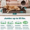 image:imageFurHaven Orthopedic Dog Bed for Large Dogs LShaped Chaise Mattress with Orthopedic Egg Crate amp Solid Orthopedic Foam Base for Joint Support Washable Cover Jumbo XL Faux Fur amp Suede Dark SageSable Brown