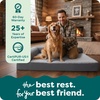 image:imageFurHaven Orthopedic Dog Bed for Large Dogs LShaped Chaise Mattress with Orthopedic Egg Crate amp Solid Orthopedic Foam Base for Joint Support Washable Cover Jumbo XL Faux Fur amp Suede Dark SageStone Gray