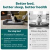 image:imageFurHaven Orthopedic Dog Bed for Large Dogs LShaped Chaise Mattress with Orthopedic Egg Crate amp Solid Orthopedic Foam Base for Joint Support Washable Cover Jumbo XL Faux Fur amp Suede Dark SageDeep Sapphire