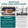 image:imageFurHaven Orthopedic Dog Bed for Large Dogs LShaped Chaise Mattress with Orthopedic Egg Crate amp Solid Orthopedic Foam Base for Joint Support Washable Cover Jumbo XL Faux Fur amp Suede Dark SageStone Gray