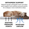 image:imageFurHaven Orthopedic Dog Bed for Large Dogs LShaped Chaise Mattress with Orthopedic Egg Crate amp Solid Orthopedic Foam Base for Joint Support Washable Cover Jumbo XL Faux Fur amp Suede Dark SageDino Toy  Sable Brown