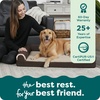 image:imageFurHaven Orthopedic Dog Bed for Large Dogs LShaped Chaise Mattress with Orthopedic Egg Crate amp Solid Orthopedic Foam Base for Joint Support Washable Cover Jumbo XL Faux Fur amp Suede Dark SageEspresso