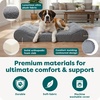 image:imageFurHaven Orthopedic Dog Bed for Large Dogs Luxe Lounger Contour Mattress with Solid Orthopedic Foam Slab for Joint Support Removable Washable Cover Jumbo XL Plush Suede ChocolateGray