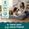 image:imageFurHaven Orthopedic Dog Bed for Large Dogs Luxe Lounger Contour Mattress with Solid Orthopedic Foam Slab for Joint Support Removable Washable Cover Jumbo XL Plush Suede ChocolateGray