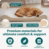 image:imageFurHaven Orthopedic Dog Bed for Large Dogs Luxe Lounger Contour Mattress with Solid Orthopedic Foam Slab for Joint Support Removable Washable Cover Jumbo XL Plush Suede ChocolateCream