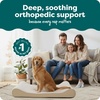 image:imageFurHaven Orthopedic Dog Bed for Large Dogs Luxe Lounger Contour Mattress with Solid Orthopedic Foam Slab for Joint Support Removable Washable Cover Jumbo XL Plush Suede ChocolateCream