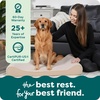 image:imageFurHaven Orthopedic Dog Bed for Large Dogs Luxe Lounger Contour Mattress with Solid Orthopedic Foam Slab for Joint Support Removable Washable Cover Jumbo XL Plush Suede ChocolateCream