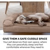 image:imageFurHaven Orthopedic Dog Bed for Large Dogs SofaStyle with Cool GelTop Foam with a Solid Orthopedic Foam Base for Joint Support Removable Washable Cover Jumbo XL Plush amp Suede GrayAlmondine