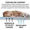 image:imageFurHaven Orthopedic Dog Bed for Large Dogs SofaStyle with Cool GelTop Foam with a Solid Orthopedic Foam Base for Joint Support Removable Washable Cover Jumbo XL Plush amp Suede GraySmoke Gray