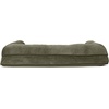 image:imageFurHaven Orthopedic Dog Bed for Large Dogs SofaStyle with Cool GelTop Foam with a Solid Orthopedic Foam Base for Joint Support Removable Washable Cover Jumbo XL Plush amp Suede GrayDark Sage