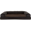 image:imageFurHaven Orthopedic Dog Bed for Large Dogs SofaStyle with Cool GelTop Foam with a Solid Orthopedic Foam Base for Joint Support Removable Washable Cover Jumbo XL Plush amp Suede GrayCoffee