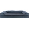 image:imageFurHaven Orthopedic Dog Bed for Large Dogs SofaStyle with Cool GelTop Foam with a Solid Orthopedic Foam Base for Joint Support Removable Washable Cover Jumbo XL Plush amp Suede GrayOrion Blue