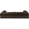 image:imageFurHaven Orthopedic Dog Bed for Large Dogs SofaStyle with Cool GelTop Foam with a Solid Orthopedic Foam Base for Joint Support Removable Washable Cover Jumbo XL Plush amp Suede GrayEspresso