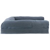 image:imageFurHaven Orthopedic Dog Bed for Large Dogs SofaStyle with Cool GelTop Foam with a Solid Orthopedic Foam Base for Joint Support Removable Washable Cover Jumbo XL Plush amp Suede GrayOrion Blue