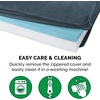 image:imageFurHaven Orthopedic Dog Bed for Large Dogs SofaStyle with Cool GelTop Foam with a Solid Orthopedic Foam Base for Joint Support Removable Washable Cover Jumbo XL Plush amp Suede GrayOrion Blue