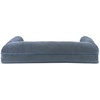 image:imageFurHaven Orthopedic Dog Bed for Large Dogs SofaStyle with Cool GelTop Foam with a Solid Orthopedic Foam Base for Joint Support Removable Washable Cover Jumbo XL Plush amp Suede GrayOrion Blue