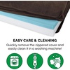 image:imageFurHaven Orthopedic Dog Bed for Large Dogs SofaStyle with Cool GelTop Foam with a Solid Orthopedic Foam Base for Joint Support Removable Washable Cover Jumbo XL Plush amp Suede GrayCoffee