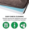 image:imageFurHaven Orthopedic Dog Bed for Large Dogs SofaStyle with Cool GelTop Foam with a Solid Orthopedic Foam Base for Joint Support Removable Washable Cover Jumbo XL Plush amp Suede GrayDriftwood Brown