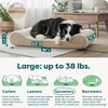 image:imageFurHaven Orthopedic Dog Bed for LargeMedium Dogs Luxe Lounger Contour Mattress with MedicalGrade Solid Orthopedic Foam for Joint Support Removable Washable Cover Large Plush Suede Cream