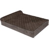 image:imageFurHaven Perfect Comfort Sofa Orthopedic Dog Bed for Large Dogs MemoryTop Foam with a Solid Orthopedic Foam Base for Joint Support Removable Washable Cover Jumbo XL Plush amp Velvet Granite GrayGoliath Chaise  Faux Fur  Velvet Espresso