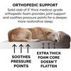 image:imageFurHaven Perfect Comfort Sofa Orthopedic Dog Bed for Large Dogs MemoryTop Foam with a Solid Orthopedic Foam Base for Joint Support Removable Washable Cover Jumbo XL Plush amp Velvet Granite GrayChaise  Fleece  Corduroy Dk Espresso