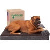 image:imageFurHaven Perfect Comfort Sofa Orthopedic Dog Bed for Large Dogs MemoryTop Foam with a Solid Orthopedic Foam Base for Joint Support Removable Washable Cover Jumbo XL Plush amp Velvet Granite GrayChaise  Quilted Fleece  Print Suede Espresso