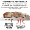 image:imageFurHaven Perfect Comfort Sofa Orthopedic Dog Bed for Large Dogs MemoryTop Foam with a Solid Orthopedic Foam Base for Joint Support Removable Washable Cover Jumbo XL Plush amp Velvet Granite GrayChaise  Fleece  Corduroy Sandstone
