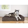 image:imageFurHaven Perfect Comfort Sofa Orthopedic Dog Bed for Large Dogs MemoryTop Foam with a Solid Orthopedic Foam Base for Joint Support Removable Washable Cover Jumbo XL Plush amp Velvet Granite GrayGoliath Chaise  Faux Fur  Velvet Espresso