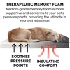 image:imageFurHaven Perfect Comfort Sofa Orthopedic Dog Bed for Large Dogs MemoryTop Foam with a Solid Orthopedic Foam Base for Joint Support Removable Washable Cover Jumbo XL Plush amp Velvet Granite GrayChaise  Quilted Fleece  Print Suede Espresso