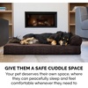 image:imageFurHaven Perfect Comfort Sofa Orthopedic Dog Bed for Large Dogs MemoryTop Foam with a Solid Orthopedic Foam Base for Joint Support Removable Washable Cover Jumbo XL Plush amp Velvet Granite GrayChaise  Fleece  Corduroy Dk Espresso