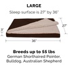 image:imageFurHaven Perfect Comfort Sofa Orthopedic Dog Bed for Large Dogs MemoryTop Foam with a Solid Orthopedic Foam Base for Joint Support Removable Washable Cover Jumbo XL Plush amp Velvet Granite GrayBlanket Top  Berber  Suede Espresso