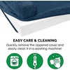 image:imageFurHaven Perfect Comfort Sofa Orthopedic Dog Bed for Large Dogs MemoryTop Foam with a Solid Orthopedic Foam Base for Joint Support Removable Washable Cover Jumbo XL Plush amp Velvet Granite GrayChaise  Fleece  Corduroy Navy Blue