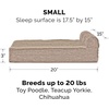 image:imageFurHaven Perfect Comfort Sofa Orthopedic Dog Bed for Large Dogs MemoryTop Foam with a Solid Orthopedic Foam Base for Joint Support Removable Washable Cover Jumbo XL Plush amp Velvet Granite GrayChaise  Fleece  Corduroy Sandstone