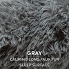image:imageFurHaven Replacement Dog Bed Cover Long Faux Fur for Calming Cuddlers Machine Washable Customizable Filling Jumbo XL Faux Fur TaupeLong Faux Fur Gray