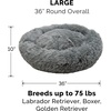 image:imageFurHaven Replacement Dog Bed Cover Long Faux Fur for Calming Cuddlers Machine Washable Customizable Filling Jumbo XL Faux Fur TaupeLong Faux Fur Gray