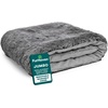 image:imageFurHaven Replacement Dog Bed Cover Long Faux Fur for Calming Cuddlers Machine Washable Customizable Filling Jumbo XL Faux Fur TaupeLong Faux Fur Gray