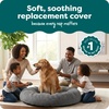 image:imageFurHaven Replacement Dog Bed Cover Long Faux Fur for Calming Cuddlers Machine Washable Customizable Filling Jumbo XL Faux Fur TaupeLong Faux Fur Gray