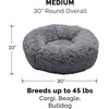 image:imageFurHaven Replacement Dog Bed Cover Long Faux Fur for Calming Cuddlers Machine Washable Customizable Filling Jumbo XL Faux Fur TaupeLong Faux Fur Gray