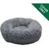 image:imageFurHaven Replacement Dog Bed Cover Long Faux Fur for Calming Cuddlers Machine Washable Customizable Filling Jumbo XL Faux Fur TaupeLong Faux Fur Gray