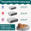 image:imageFurHaven Replacement Dog Bed Cover Long Faux Fur for Calming Cuddlers Machine Washable Customizable Filling Jumbo XL Faux Fur TaupeLong Faux Fur Mist Gray