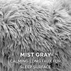 image:imageFurHaven Replacement Dog Bed Cover Long Faux Fur for Calming Cuddlers Machine Washable Customizable Filling Jumbo XL Faux Fur TaupeLong Faux Fur Mist Gray
