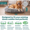 image:imageFurHaven Replacement Dog Bed Cover Long Faux Fur for Calming Cuddlers Machine Washable Customizable Filling Jumbo XL Faux Fur TaupeLong Faux Fur Mist Gray
