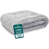 image:imageFurHaven Replacement Dog Bed Cover Long Faux Fur for Calming Cuddlers Machine Washable Customizable Filling Jumbo XL Faux Fur TaupeLong Faux Fur Mist Gray