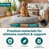 image:imageFurHaven Replacement Dog Bed Cover Long Faux Fur for Calming Cuddlers Machine Washable Customizable Filling Jumbo XL Faux Fur TaupeLong Faux Fur Mist Gray